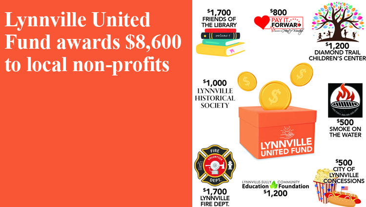 Lynnville United Fund awards $8,600 to local non-profits