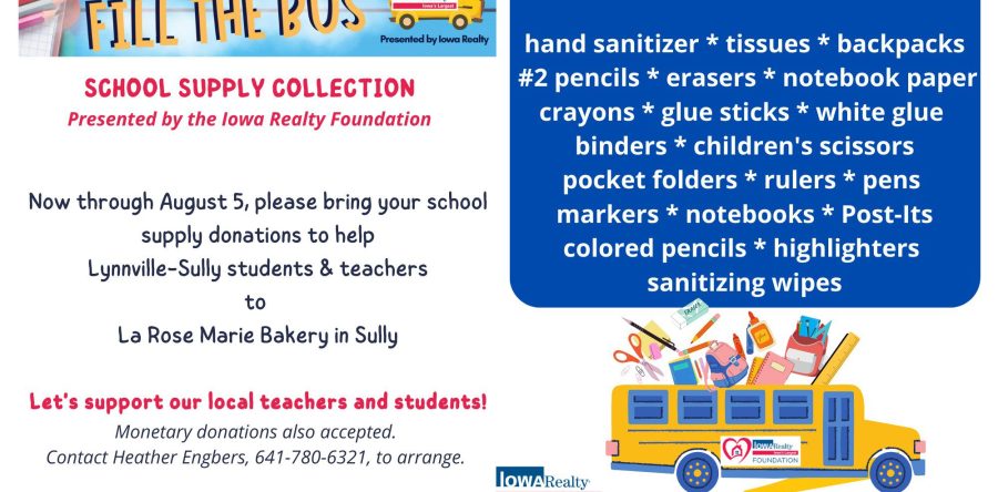 Fill the bus in Sully Aug. 5