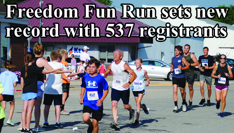 Freedom Fun Run sets new record with 537 registrants