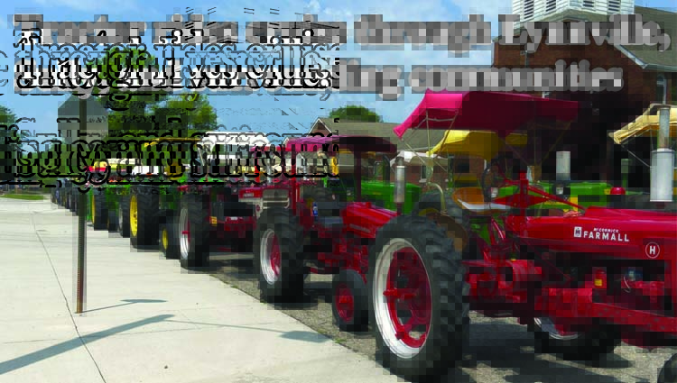 Tractor rides pass through Lynnville, Sully, and surrounding communities