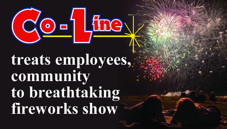 Co-Line treats employees, community to breathtaking fireworks show