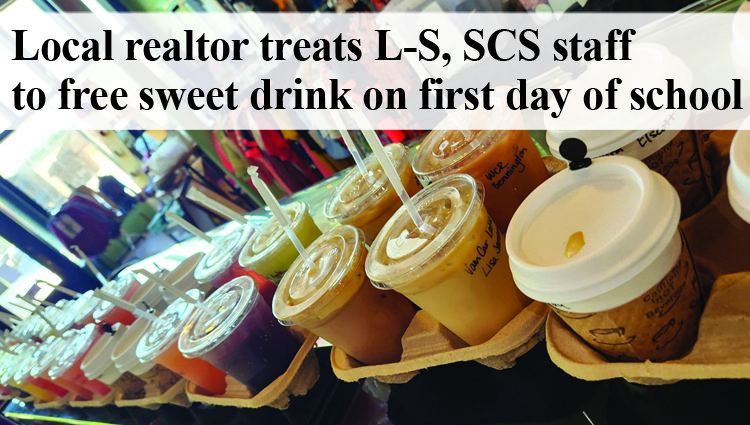 L-S, SCS staff members treated to back-to-school sweet drinks