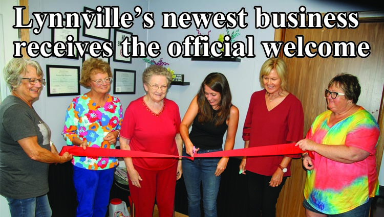 Lynnville massage therapy business officially welcomed with ribbon cutting