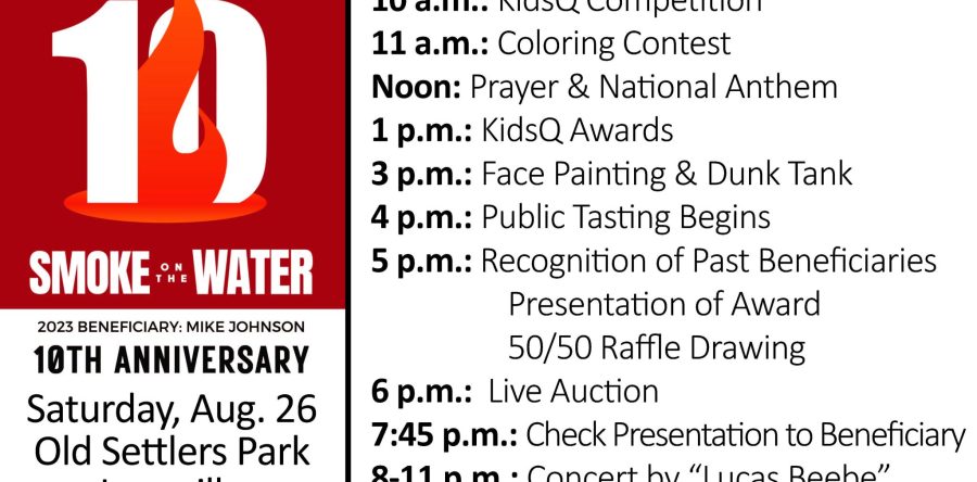 Smoke On The Water Saturday, Aug. 26