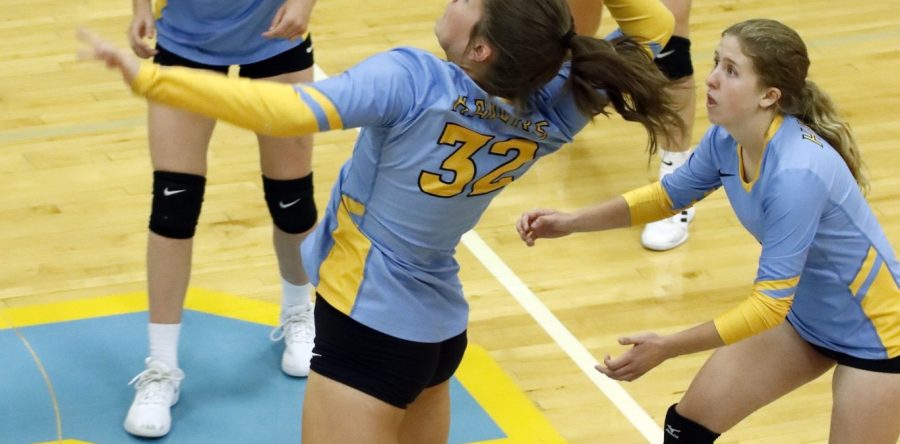 Hawk netters take down Baxter in three straight sets