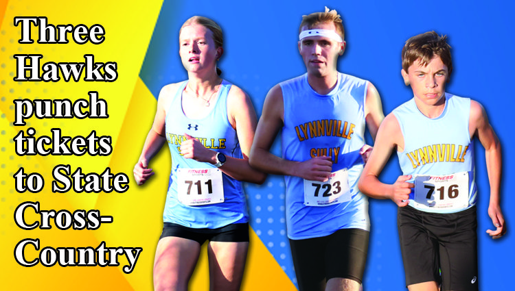 Three Hawks finish in the top 10 to qualify for state
