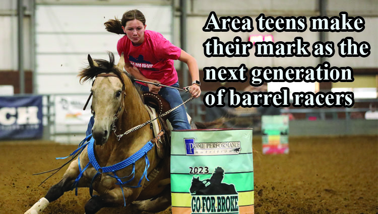 Area teens make their mark as the next generation of barrel racers