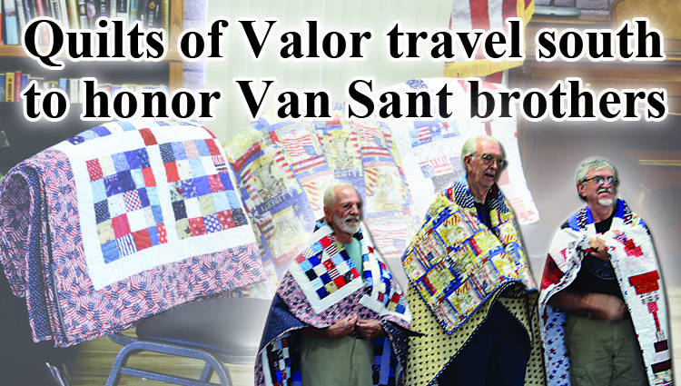 Quilts of Valor travel south to honor Van Sant siblings of Arizona
