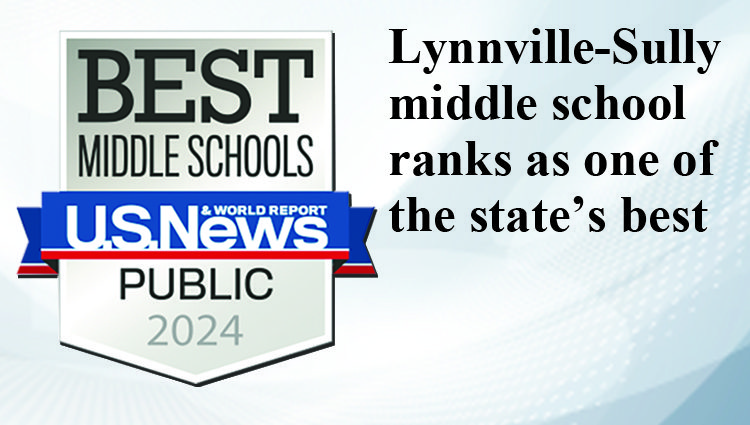 Lynnville-Sully Middle School receives top 10 ranking from U.S. News and World Report