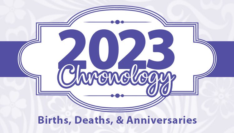 2023 Chronology