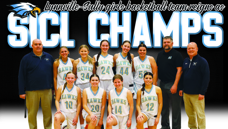 Lynnville-Sully girls basketball team reigns as SICL champs