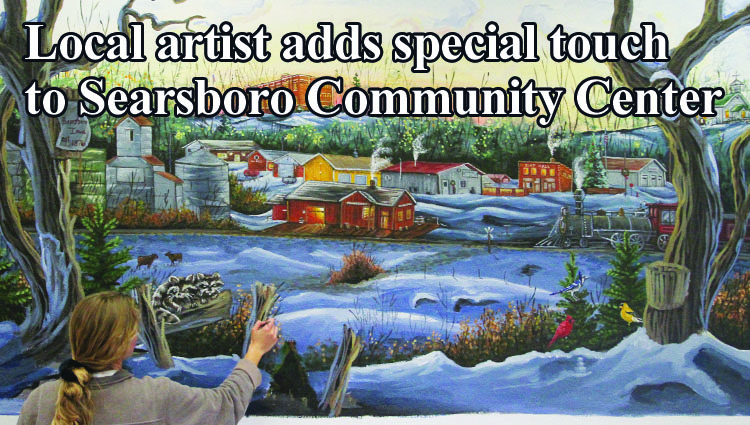 Local artist adds special touch to Searsboro Community Center