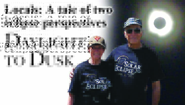 Daylight to dusk – locals share two eclipse perspectives