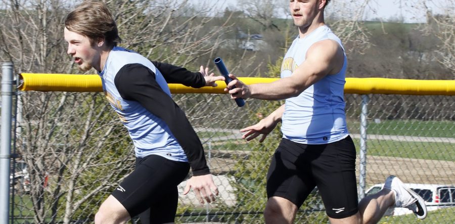 Boys track powers through back-to-back meets for first team victory