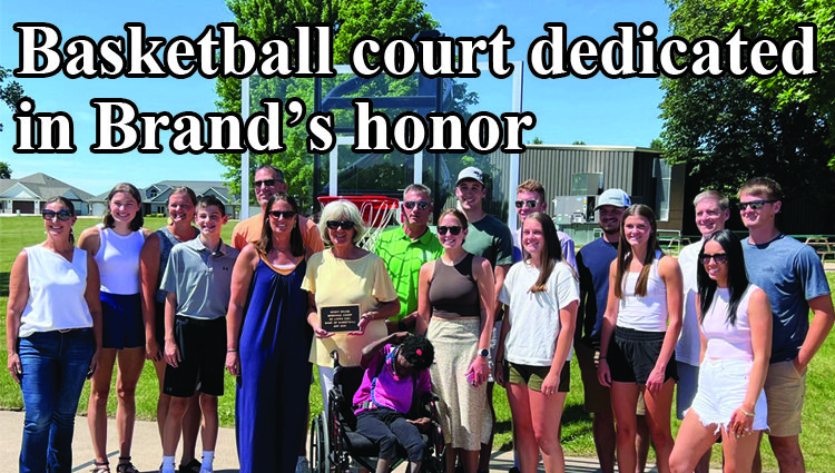 Basketball court dedicated in Brand’s honor