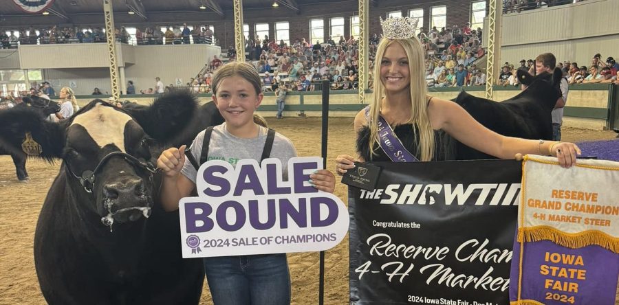 Rodgers shows Reserve Grand Champion 4-H Market Steer