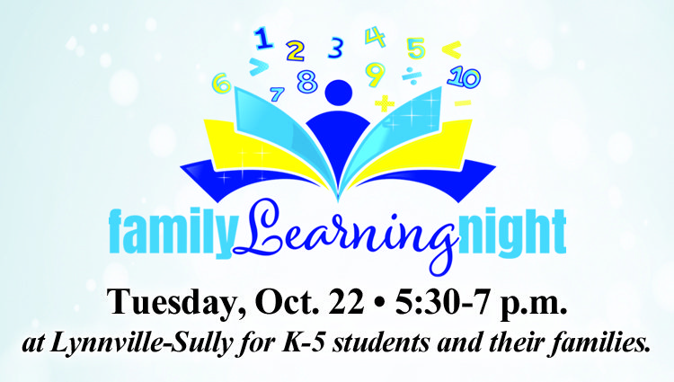 Family Learning Night at Lynnville-Sully Tuesday