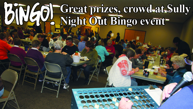 Great prizes, crowd at Sully Night Out Bingo event Saturday