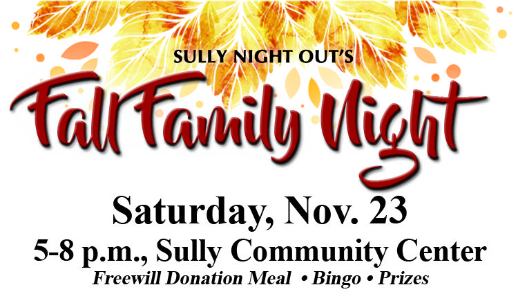 Gather the family for food, fun, and prizes in Sully Saturday