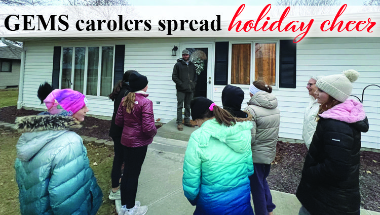 GEMS carolers spread holiday cheer