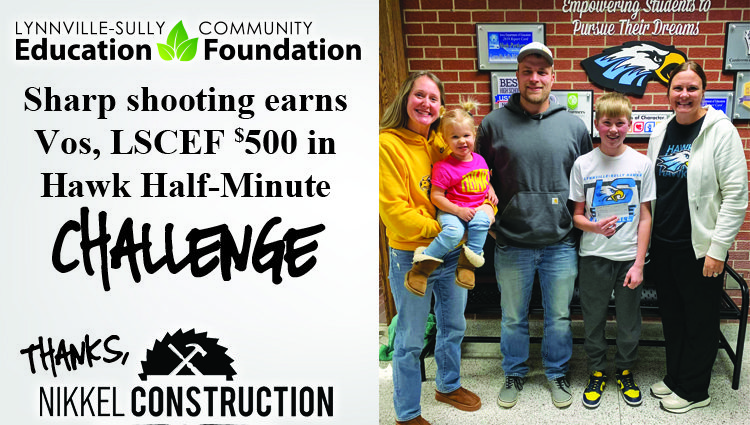 Sharp shooting earns young hoopster LSCEF $500 in Hawk Half-Minute Challenge