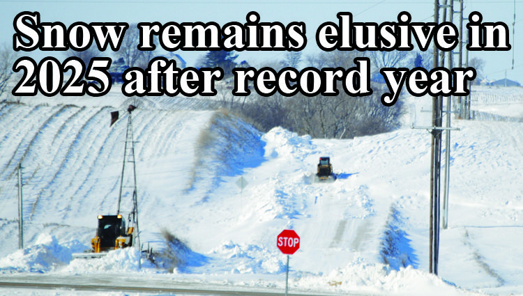 Snow remains elusive in 2025 after record year