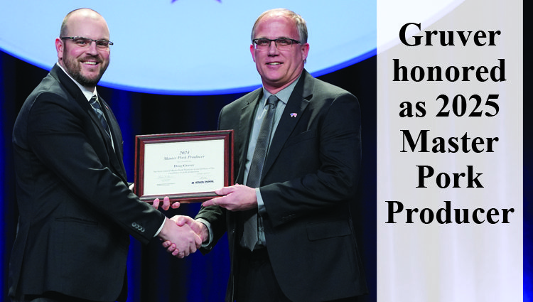 Gruver honored as 2024 Master Pork Producer