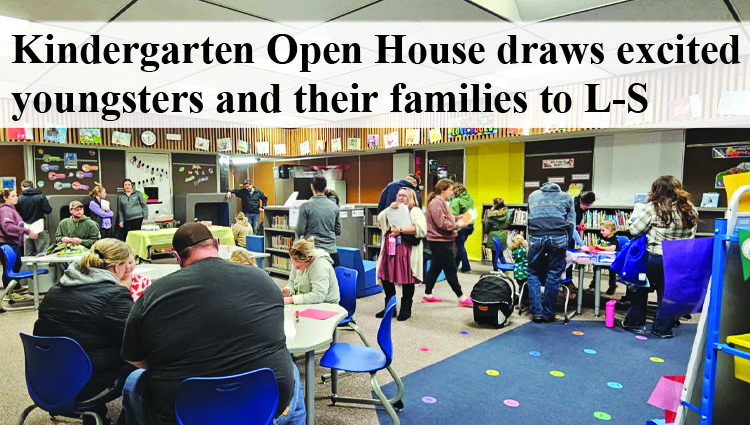 Future Hawks get a taste of kindergarten at Lynnville-Sully’s open house Monday