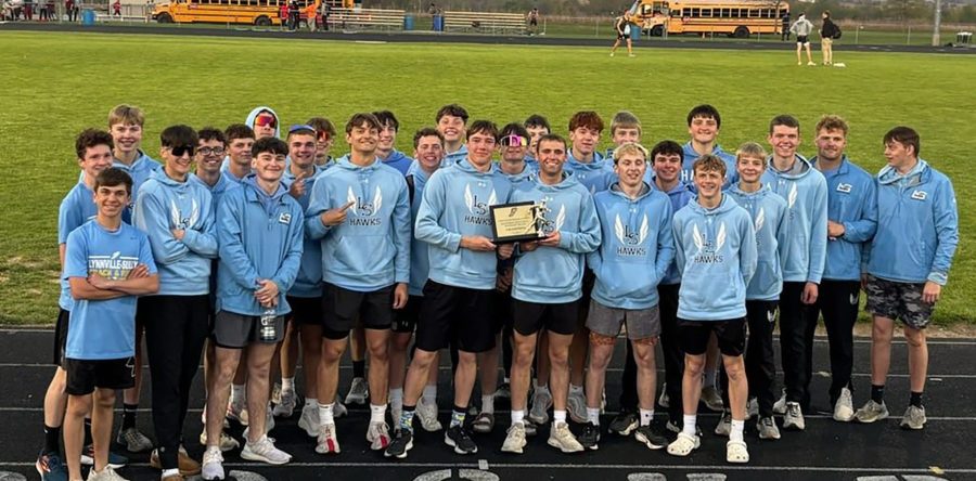 Hawks win Class B division at EBF; L-S girls hit personal bests as season progresses