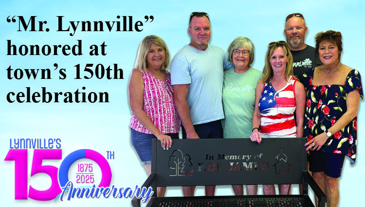Former Lynnville mayor honored at 150th town celebration