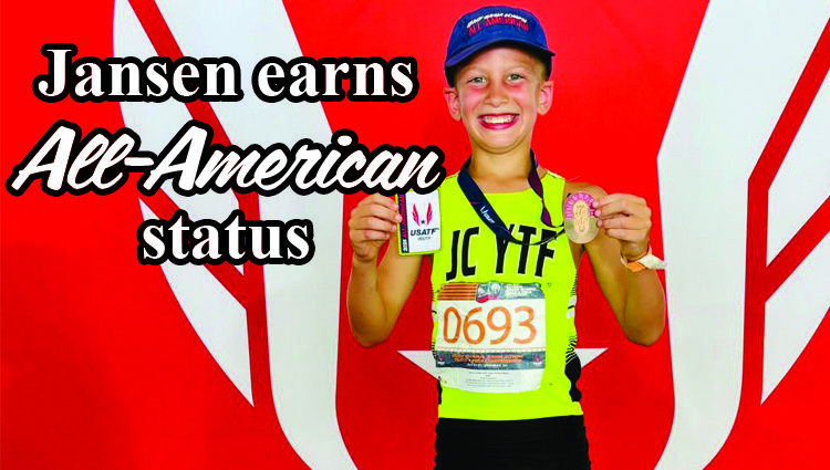 Jansen ears All-American status at USATF Junior Olympic Track and Field