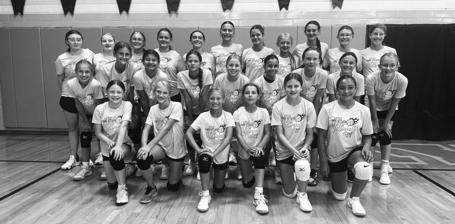 Youth sharpen volleyball skills at Little Hawk Attack Camp