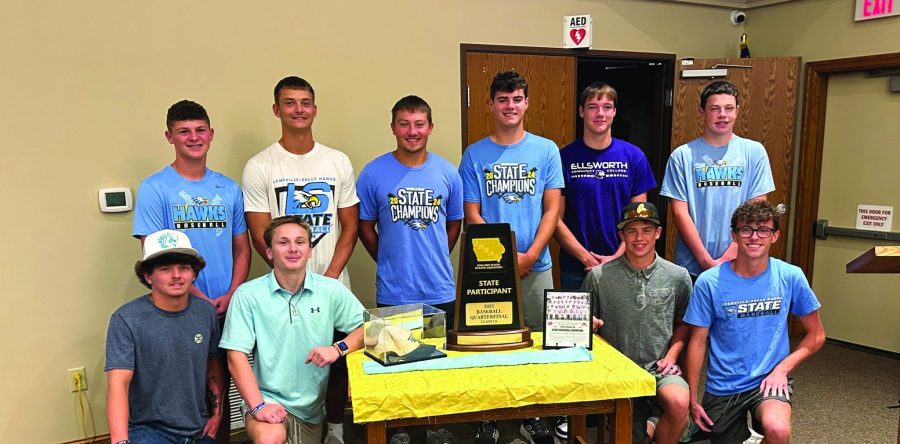 Banquet celebrates 2025 Lynnville-Sully Hawks baseball team