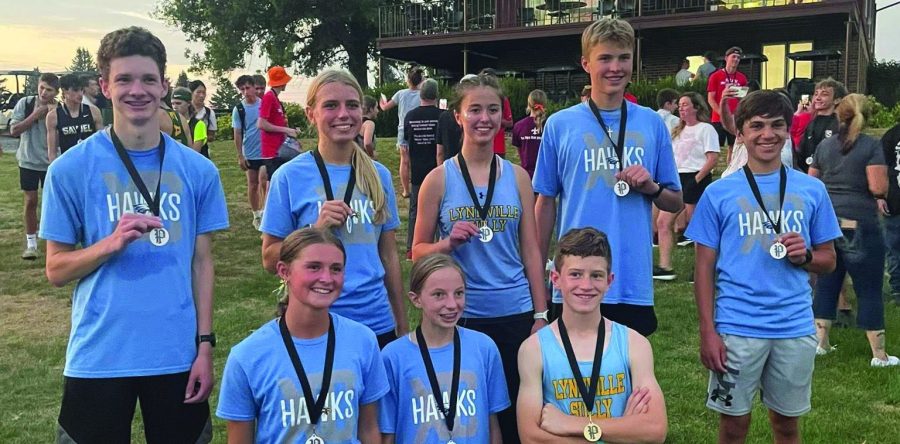 Six Hawks land in the top 15 at Pleasantville varsity meet