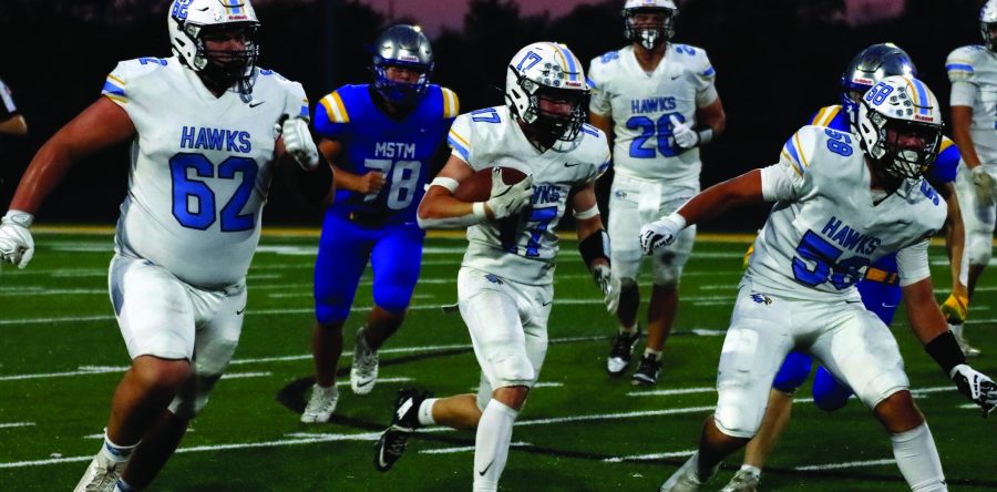 L-S football blasts past Martensdale-St. Marys, 62-6