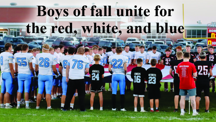 Boys of fall unite for the red, white, and blue