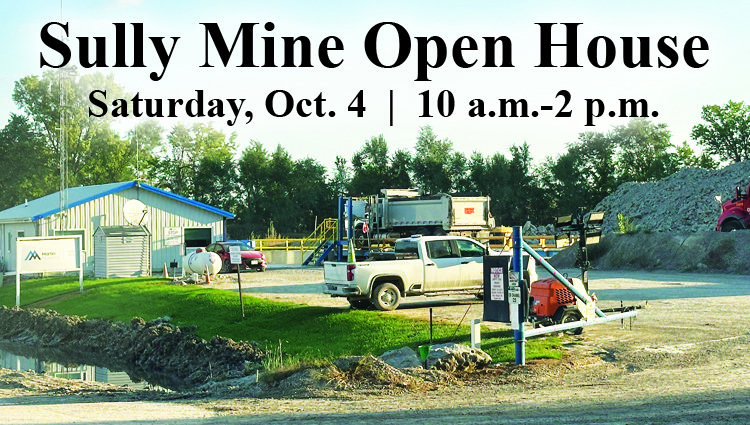 Sully Mine open house Saturday