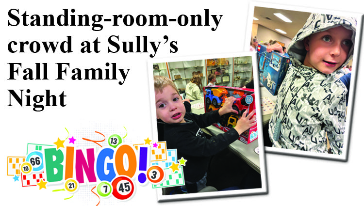 Bingo draws standing-room-only crowd to Sully’s Fall Family Night