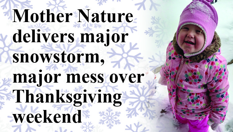 Mother Nature delivers major snowstorm, major mess over Thanksgiving weekend
