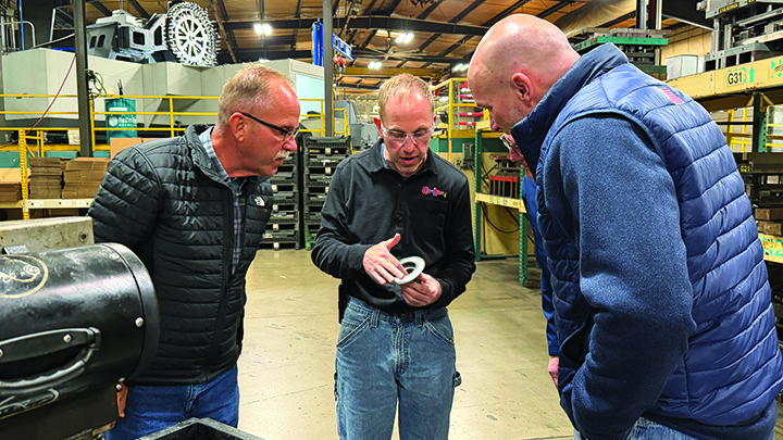 Adam Steen – Republican candidate for Iowa Governor – visits Co-Line on campaign trail