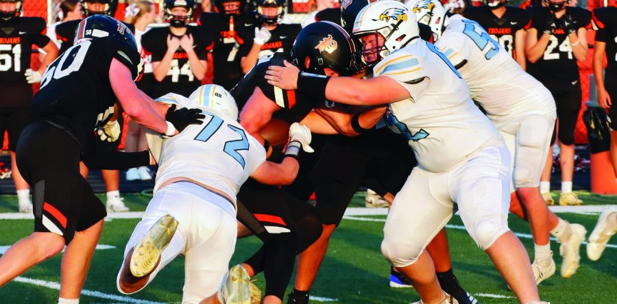 L-S football falls to Pleasantville in season opener