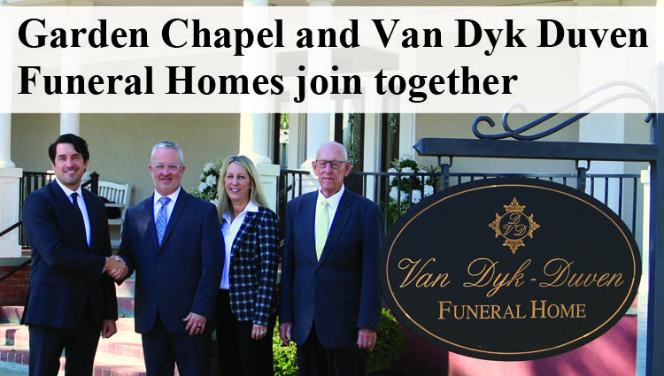 Garden Chapel and Van Dyk Duven Funeral Homes join together to continue serving the area