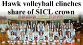 Hawk volleyball chinches share of SICL crown